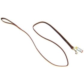 Circle T Latigo Leather Lead (Option 1: 6' Long x 3/4" Wide)