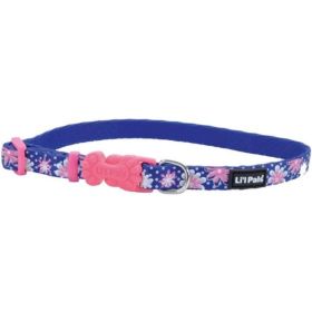 Li'L Pals Reflective Collar (Option 2: 6-8"L x 3/8"W, Option 1: Flowers with Dots)